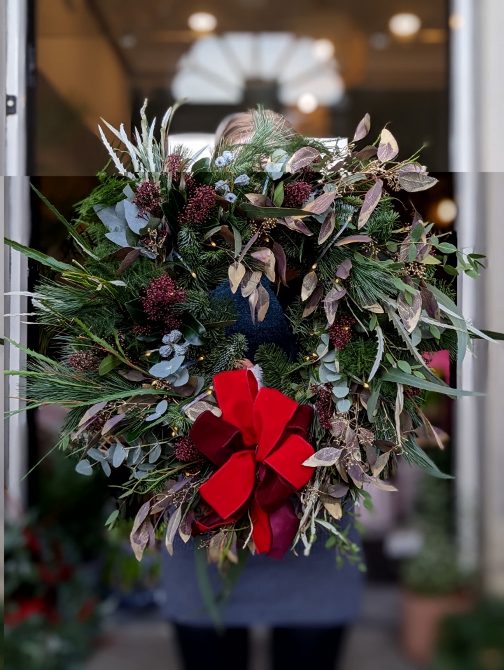 Luxury Festive Wreath Making at The Flower House