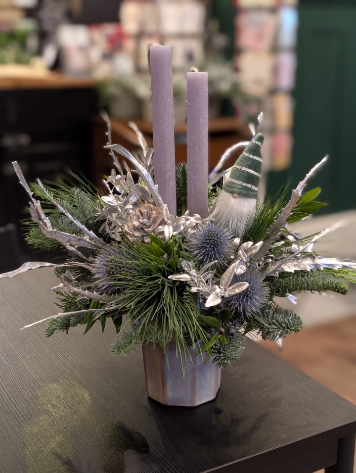 Festive Candle Decoration   Nordic