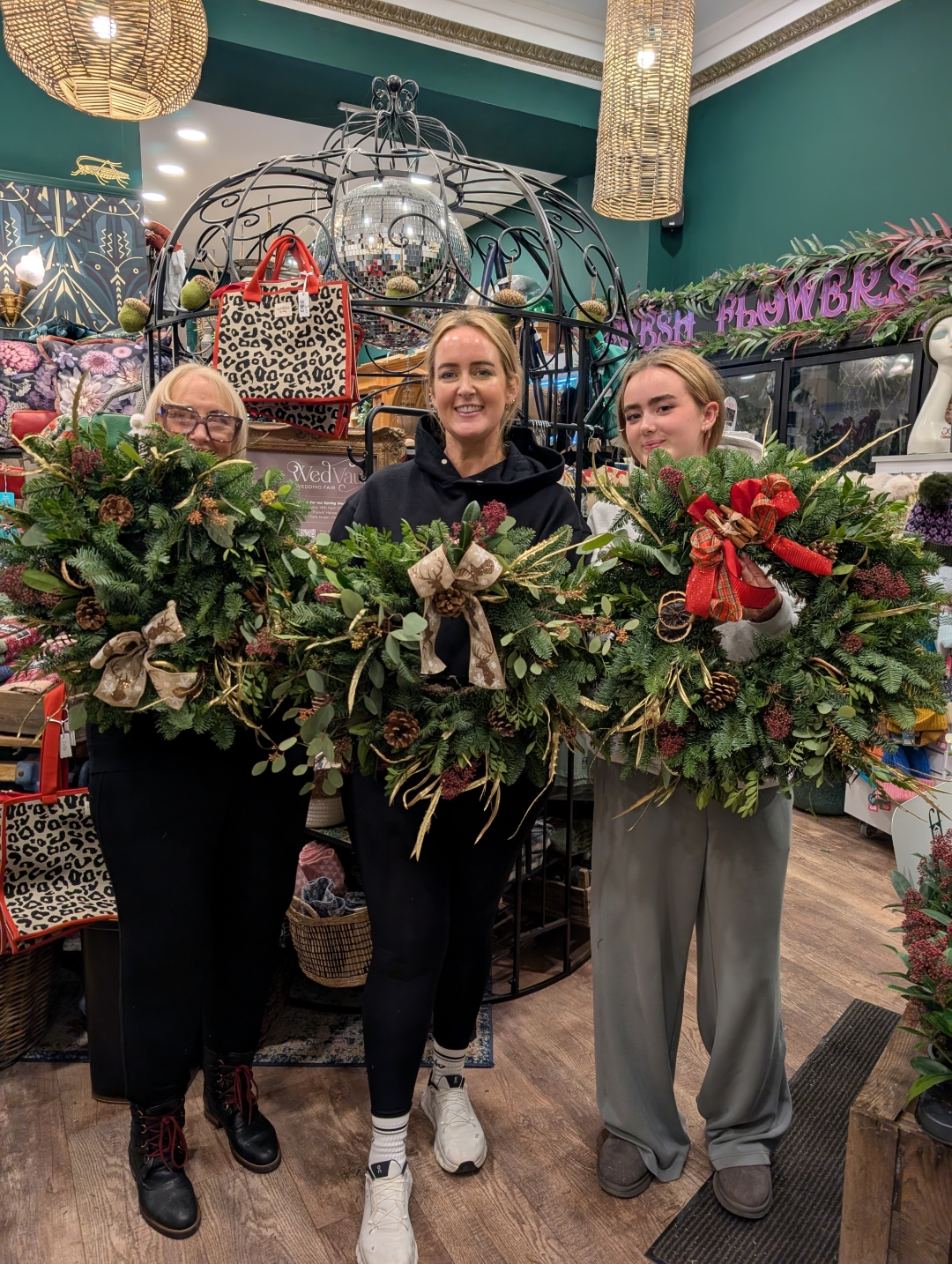 Festive Wreath Making at The Flower House