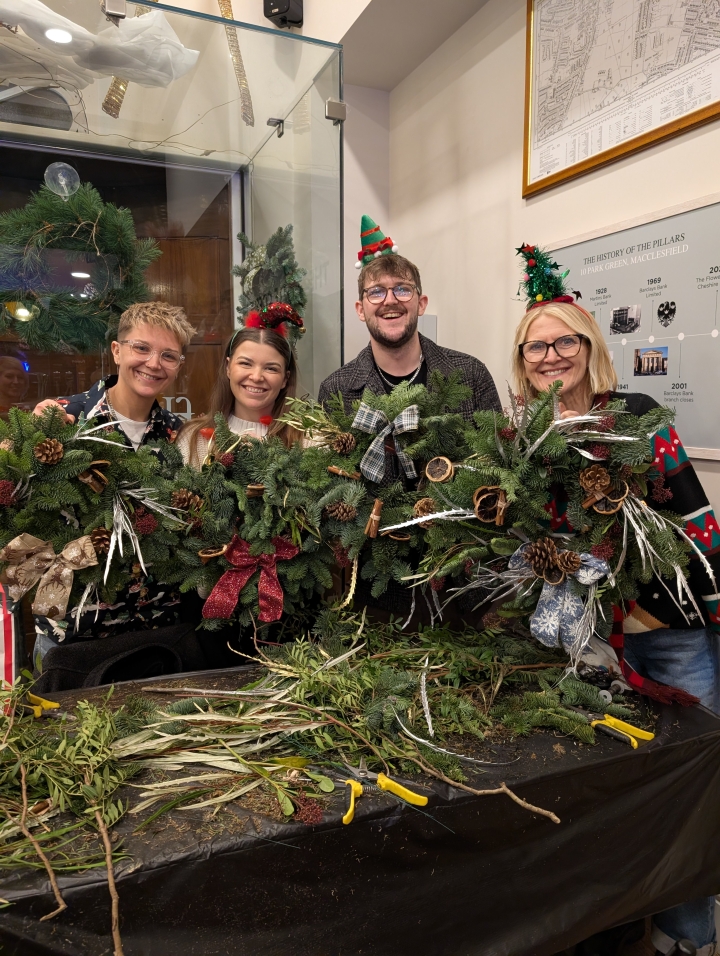 Festive Wreath Making at The Flower House