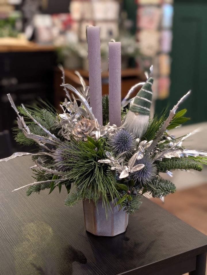 Festive Candle Decoration   Nordic